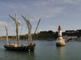 Traditional Sailing Vessel, Port Tudy, Ile De Groix, Brittany, France, Europe