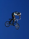 Buy Bmx Cyclist Flys over the Vert at AllPosters.com