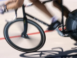 Buy Detail of Blurred Action of Cyclist Competing on the Velodrome at AllPosters.com