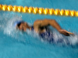Action of Female Freestyle Swimmer, Athens, Greece Photographic Print