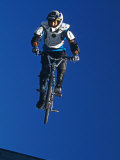 Buy Bmx Cyclist Flys over the Vert at AllPosters.com