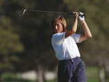 Woman Golfer in Action