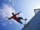 Buy Skateboarder in Action on the Vert at AllPosters.com