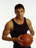 Portrait of Male Basketball Player.