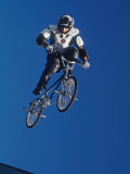 Buy Bmx Cyclist Flys over the Vert at AllPosters.com