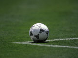 Soccer Ball in Corner Kick Position