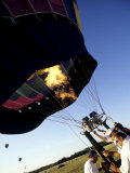 Buy Hot Air Balloon Being Prepared for Lift Off, New York, USA at AllPosters.com