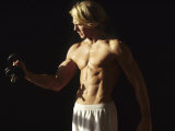 Buy Man Working Out with Hand Wieghts, New York, New York, USA at AllPosters.com