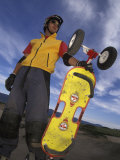 Buy Portrait of Mountain Boarder, Colorado Springs, Colorado, USA at AllPosters.com