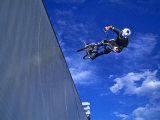 Buy Bmx Cyclist Flys over the Vert at AllPosters.com