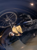 Buy Bmx Cyclist Flys over the Vert at AllPosters.com
