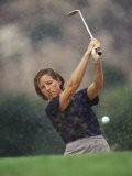 Woman Golfer in Action