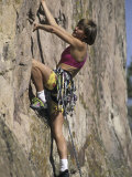Female Rock Climber