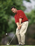 Male Golfer in Action