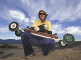 Buy Portrait of Mountain Boarder, Colorado Springs, Colorado, USA at AllPosters.com