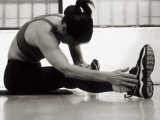 Woman Stretching During a Workout, New York, New York, USA