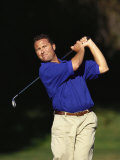 Male Golfer in Action