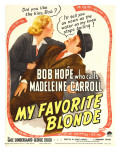 My Favorite Blonde, Madeleine Carroll, Bob Hope on Window Card, 1942