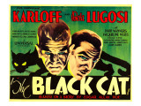 The Black Cat, Boris Karloff, Bela Lugosi, 1934