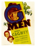 G-Men, Ann Dvorak, Margaret Lindsay, James Cagney on Window Card, 1935