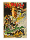 The Oregon Trail, (Poster Art), John Wayne, 1936