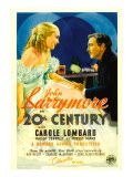 Buy Twentieth Century (Aka 20th Century), Carole Lombard, John Barrymore on Midget Window Card, 1934 at AllPosters.com
