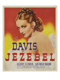 Jezebel, Bette Davis on Window Card, 1938