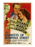 Buy The Barretts of Wimpole Street, Charles Laughton, Fredric March, Norma Shearer, 1934 Poster Art at AllPosters.com
