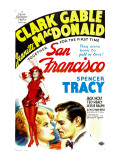 San Francisco, Jeanette Macdonald, Clark Gable, 1936