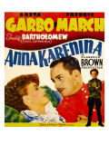 Anna Karenina, Greta Garbo, Fredric March, Freddie Bartholomew on Window Card, 1935