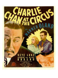 Charlie Chan at the Circus, Warner Oland, Shirley Deane, John Mcguire on Window Card, 1936