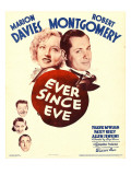 Buy Ever Since Eve, Marion Davies, Robert Montgomery, 1937 at AllPosters.com