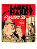 Pardon Us, Oliver Hardy, Stan Laurel on Window Card, 1931