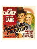 Roaring Twenties, James Cagney, Priscilla Lane, Raoul Walsh on Window Card, 1939