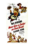 Buy Never Give a Sucker an Even Break, Top Center: W.C. Fields, 1941 at AllPosters.com
