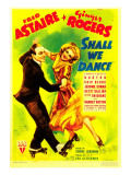 Shall We Dance?, Fred Astaire, Ginger Rogers on Midget Window Card, 1937