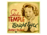Bright Eyes, Shirley Temple on Jumbo Window Card, 1934
