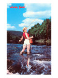 Lucky Girl! Fishing