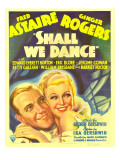 Buy Shall We Dance?, Fred Astaire, Ginger Rogers on Window Card, 1937 at AllPosters.com