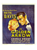 The Golden Arrow, Bette Davis, George Brent on Window Card, 1936
