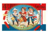 4th of July Greetings, Child Fife and Drum Corps