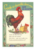 Cock-a-doodle-doo Says Rooster