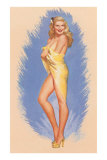 Pin-Up Wrapped in Towel