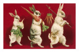 Buy Three Rabbits Carrying Vegetables at AllPosters.com