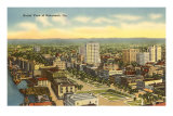 Aerial View of Savannah, Georgia