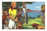 Buy Golfing in San Francisco at AllPosters.com