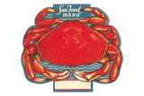 Seafood Menu, Crab
