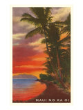 Maui No Ka Oi, Sunset on Lagoon