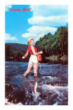 Buy Lucky Girl! Fishing at AllPosters.com