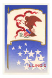 Buy Flag of Illinois at AllPosters.com